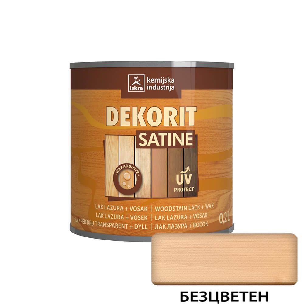 DEKORIT SATINE 200ml  безцветен