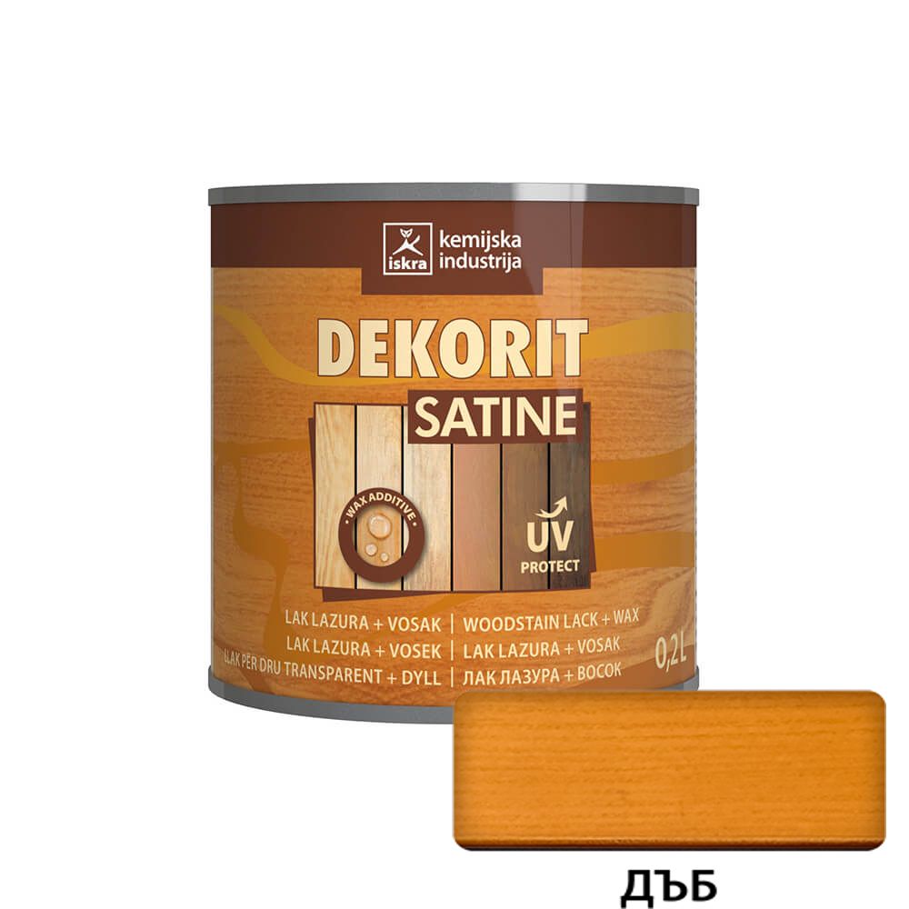 DEKORIT SATINE 200 ml дъб