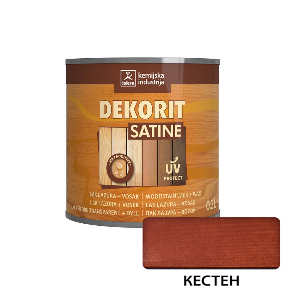 DEKORIT SATINE 200 ml кестен