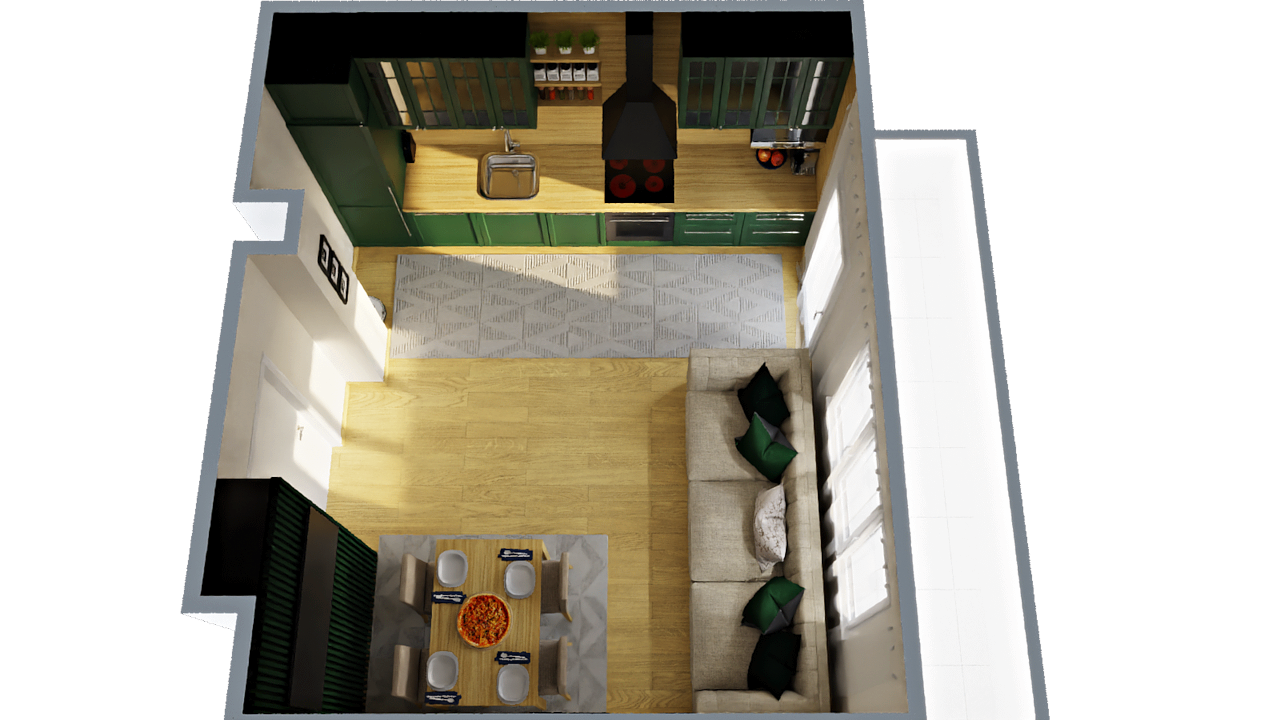 3D визуализация
Частен дом
Реален проект