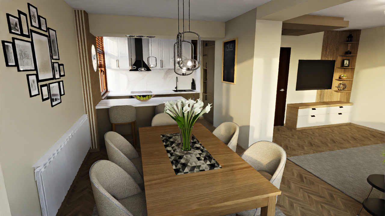 3D визуализация
Частен дом
Реален проект