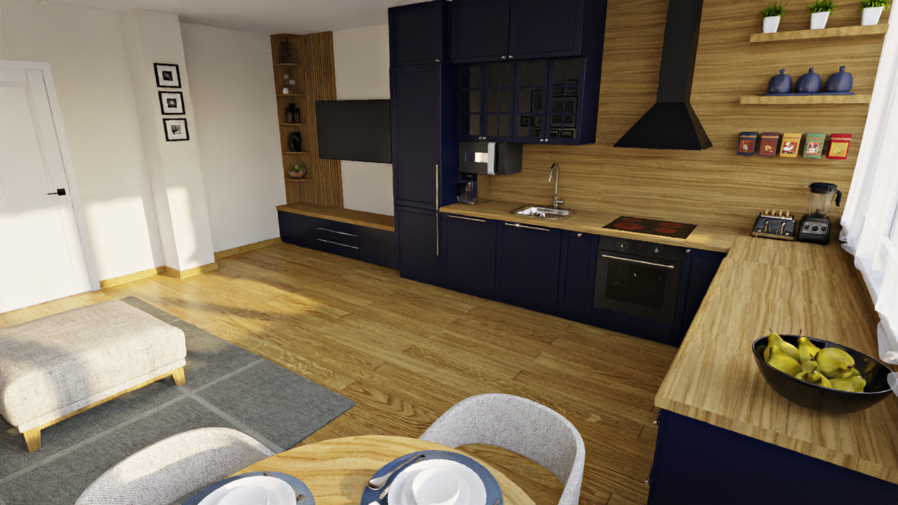 3D визуализация
Частен дом
Реален проект