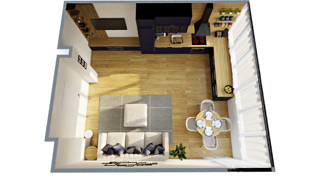 3D визуализация
Частен дом
Реален проект