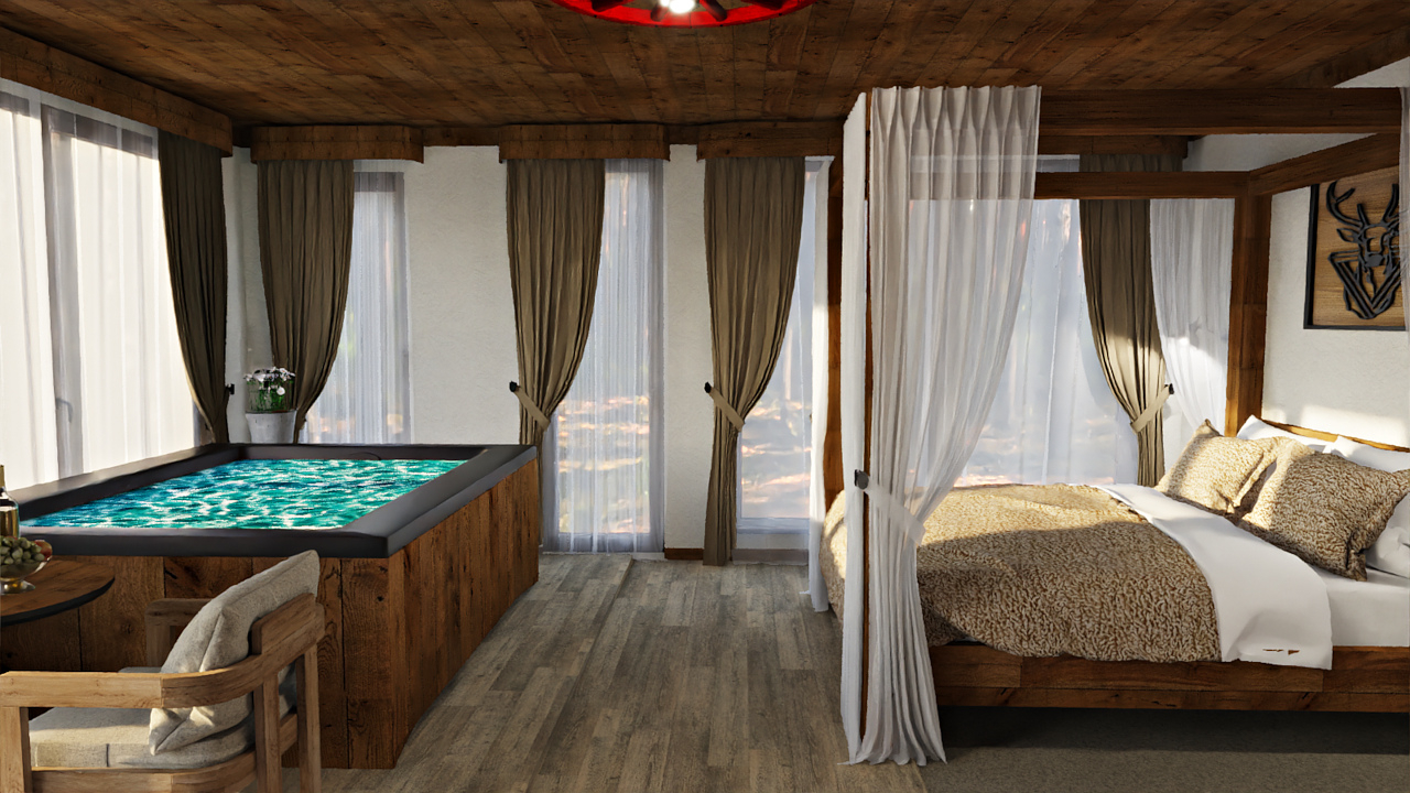 3D визуализация
 Комплекс Старите къщи с.Медово
Реален проект