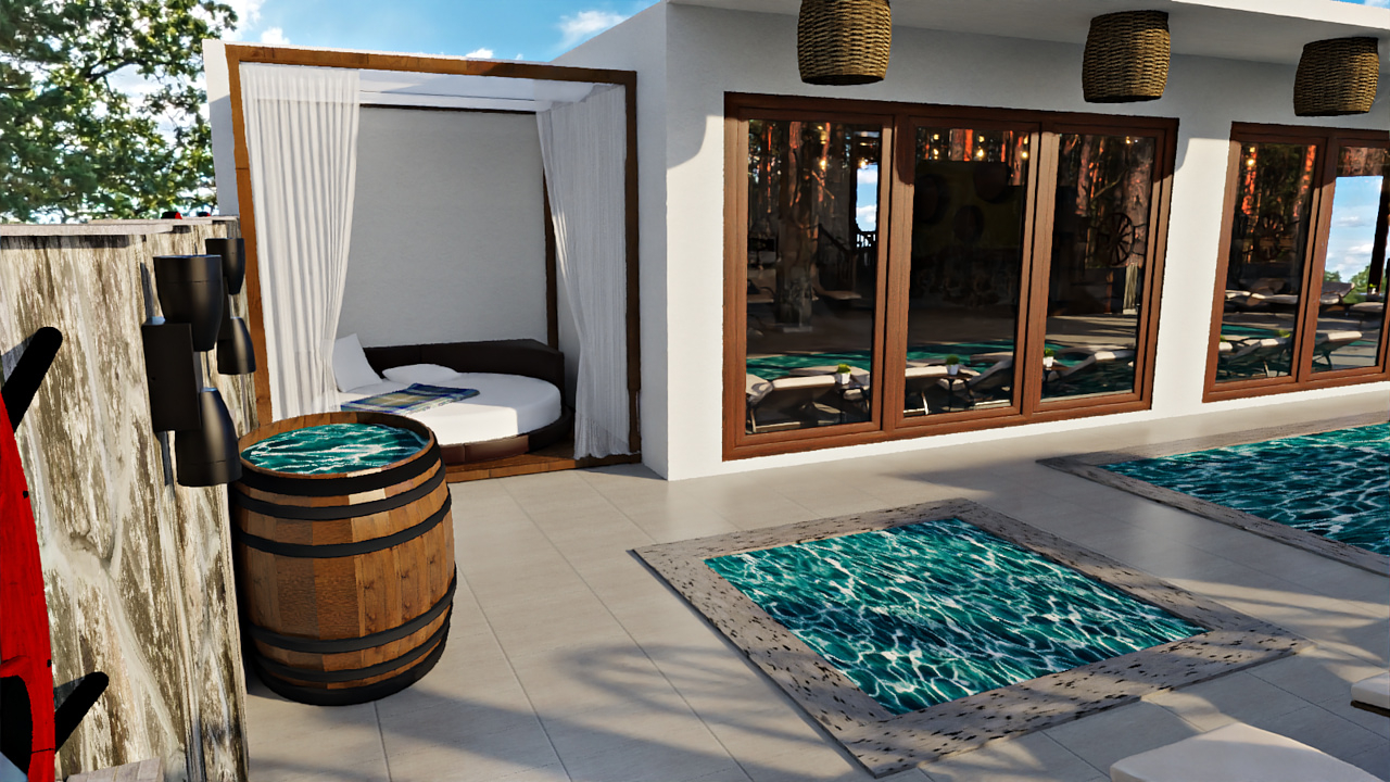 3D визуализация
 Комплекс Старите къщи с.Медово
Реален проект