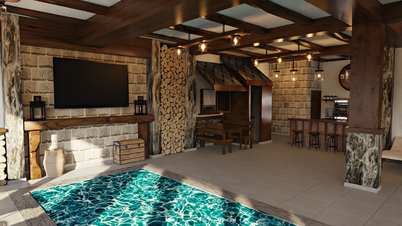 3D визуализация
 Комплекс Старите къщи с.Медово
Реален проект