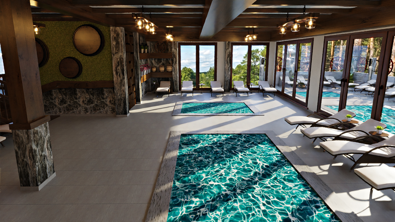 3D визуализация
 Комплекс Старите къщи с.Медово
Реален проект