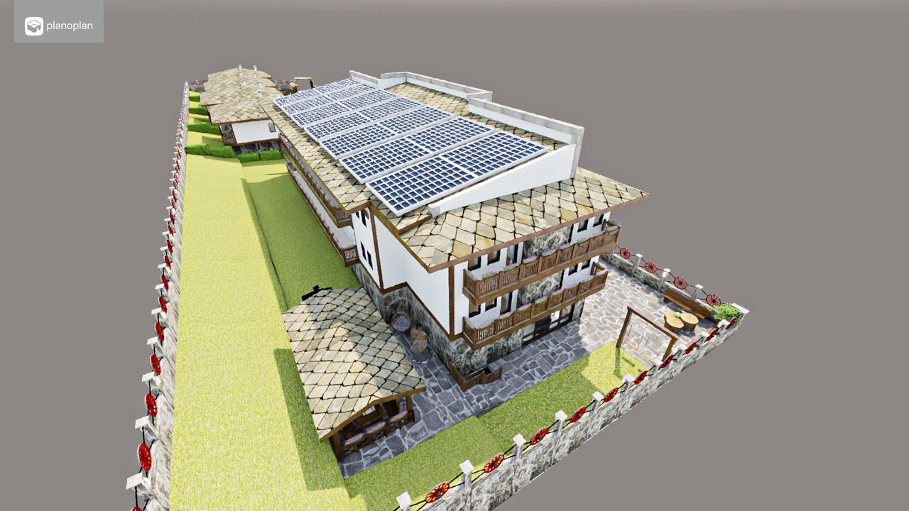 3D визуализация
 Комплекс Старите къщи с.Медово
Реален проект