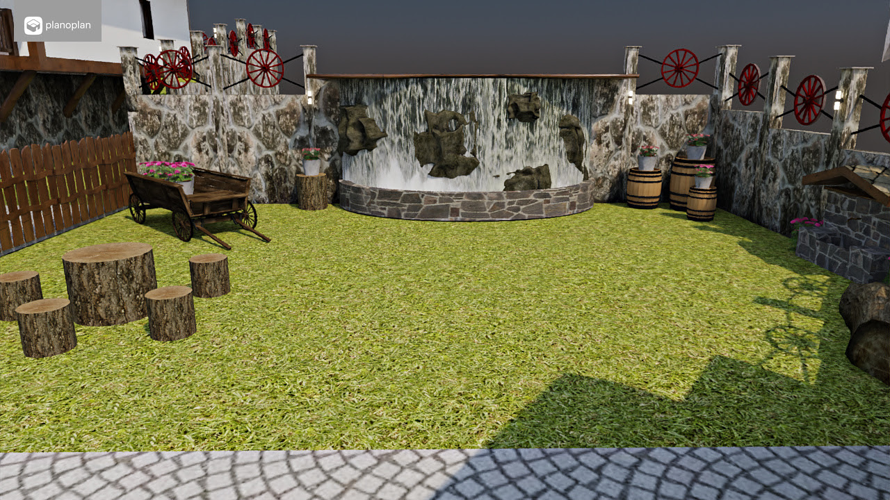 3D визуализация
 Комплекс Старите къщи с.Медово
Реален проект