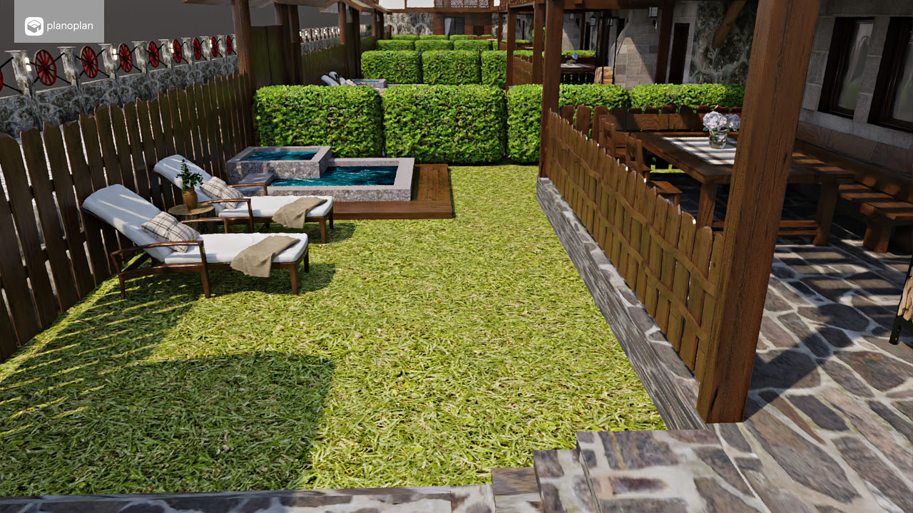 3D визуализация
 Комплекс Старите къщи с.Медово
Реален проект