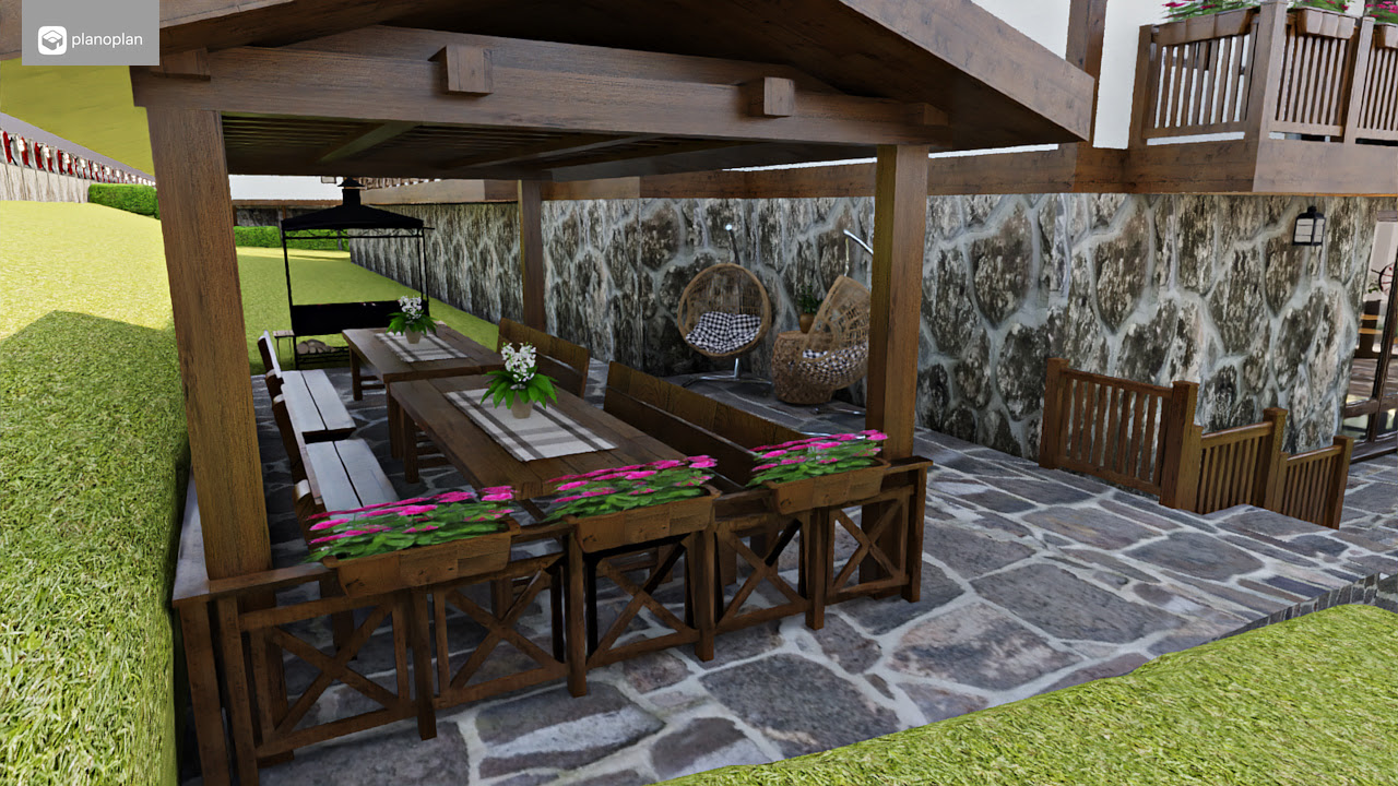 3D визуализация
 Комплекс Старите къщи с.Медово
Реален проект