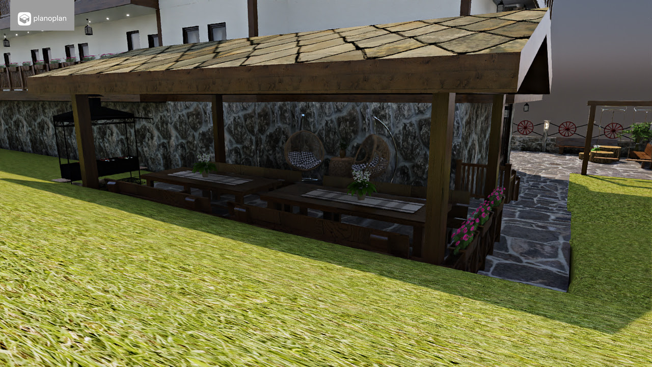 3D визуализация
 Комплекс Старите къщи с.Медово
Реален проект